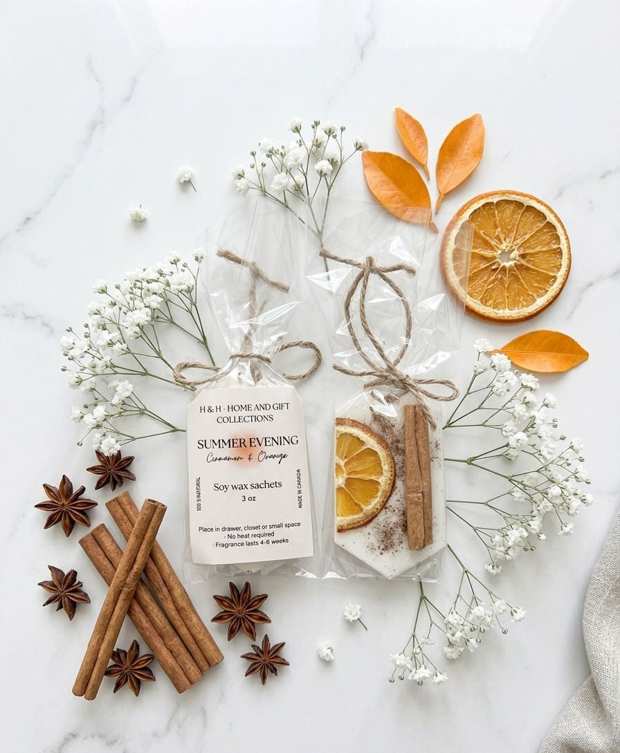 Wax Sachet — Summer Evening  - Cinnamon & Orange