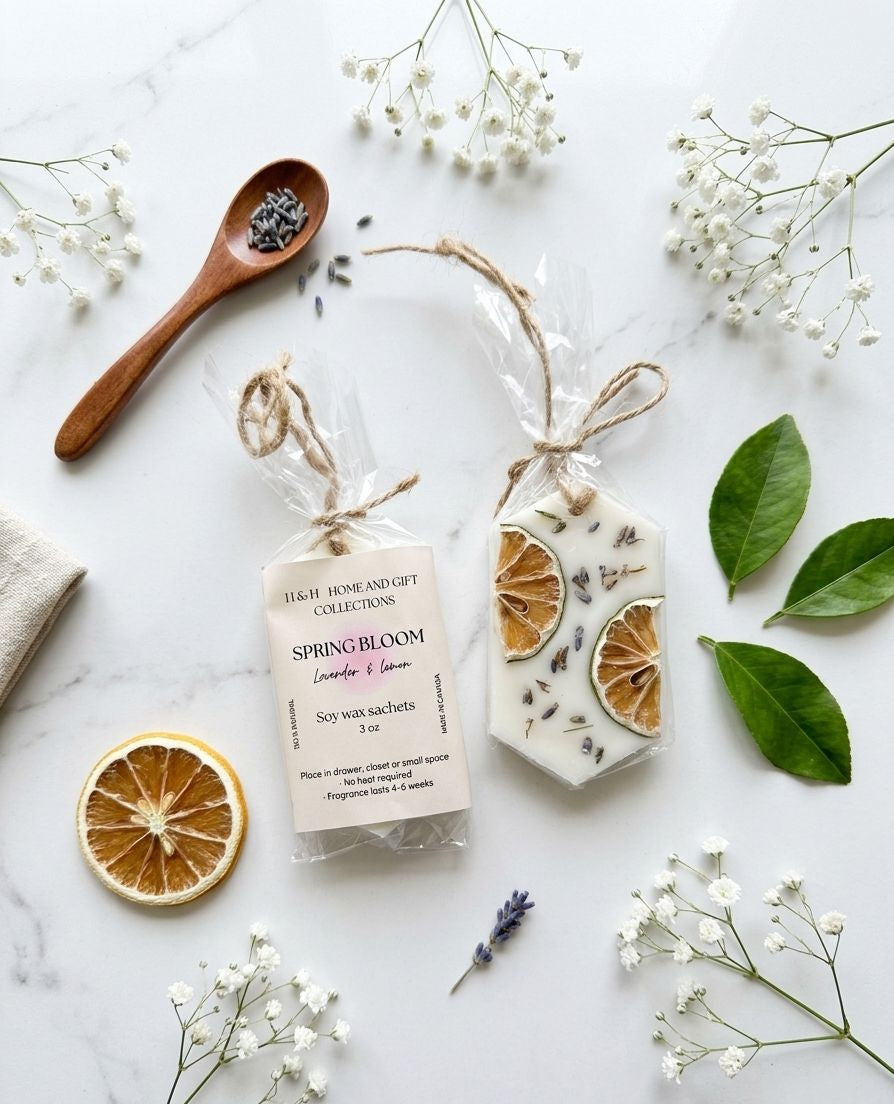 Wax Sachet — Spring Bloom - Lemon & Lavender