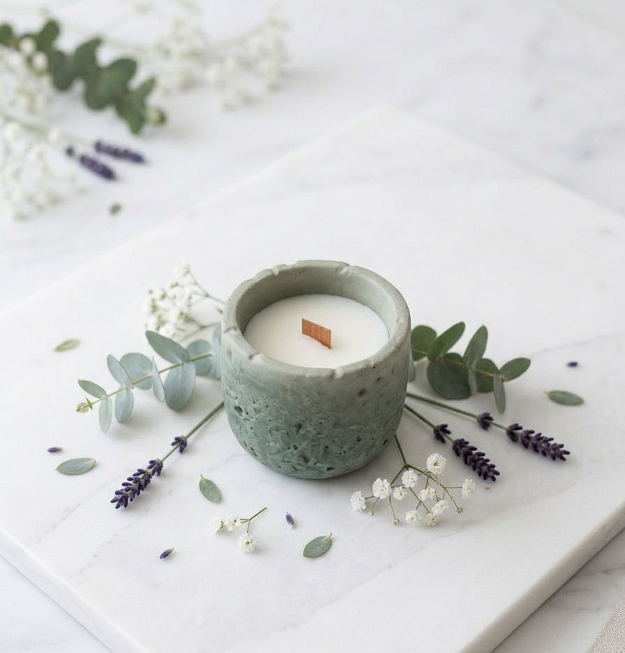 Morning Dew Candle — Eucalyptus & Lavender